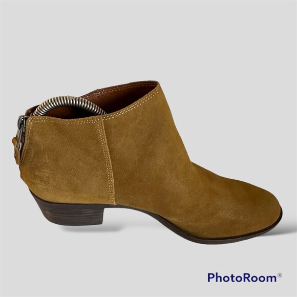 Lucky Brand Women's Lk-Bremma Brown Suede Back Zipper Ankle Boots Size 9 M/ 39 - Picture 5 of 10